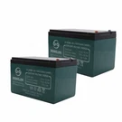 2PACK 12V 12AH 6-DZM-12 Lead Acid Battery For Wheelchair Scooter Go Kart Atv. Fixed Price $125.99.