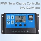 Pwm Solar Controller 30A 12/24V Regulator Battery Charger Lcd Usb Home Rv. Fixed Price $9.10.