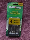 Rayovac Recharge Value Charger Aaa 4-BAY Nimh Led Auto Shut Off Battery New. Fixed Price $14.99.
