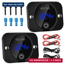 Linkstyle 2PCS Battery Voltage Gauge, Led Digital Display Dc Meter, Wate. Fixed Price $27.93.