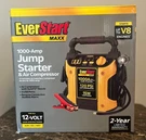 Everstart Maxx 1000A Jumpstarter/ 120PSI Air Compressor & 15 Usb Power Supply. Fixed Price $99.99.