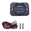 Car Battery Voltage Meter Dc 12V 24V Led Digital Display Gauge Waterproof. Fixed Price $14.58.