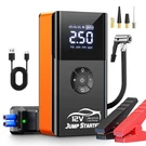 Jump Starter With Air Compressor, 8000A 180PSI, Portable Car Battery Sta.... Fixed Price $102.65.