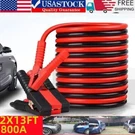 Heavy Duty Power Jumper Booster Cables Commercial Grade Battery 2 Gauge 800 Amp. Fixed Price $20.59.