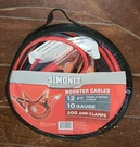 Simoniz Tangle Proof 12FT Booster Cable -10 Gauge- Item #00205. Fixed Price $19.98.