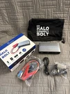 Halo Bolt Compact Portable Car Battery Jump Starter Power Bank Silver Graphite. Fixed Price $69.99.