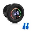 Battery Voltage Meter,waterproof Dc 12V Led 1.70 X 1.48 Inches, Black. Fixed Price $14.99.