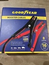 Goodyear Red/black Booster Cables, Gauge And 16 Feet Of Length, New In Box,. Fixed Price $30.00.