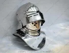 Medieval Visored Sallet Helmet With Bevor Late 15TH Century 16GA. Fixed Price $379.69.