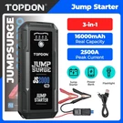 Topdon JS2000PRO New Generation Multi-functional Emergency Jump Starter. Fixed Price $80.00.
