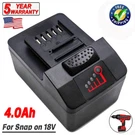 18V Battery For Snap 4AH Li-ion CTB8185 CTB7185 CTB8187 CT7850 CTC720 CT8850. Fixed Price $56.01.