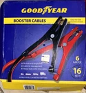Goodyear Red/black Booster Cables, Gauge And 16 Feet Of Length, New In Box,. Fixed Price $24.50.
