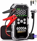 Bsmoom Car Jump Starter 6000A Fast-charging With Air Compressor & Power Bank. Fixed Price $101.17.