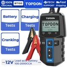2026 Topdon BT100 Car Battery Tester 12V Load Analyzer Cranking Charging System. Fixed Price $42.99.