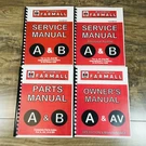 International Farmall Av Tractor Service Parts Operators Manual Set Catalog. Fixed Price $36.97.
