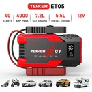 Portable Car Starter 4000A Peak 12V Battery Charger Jumper Box Starts Us. Fixed Price $39.54.