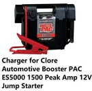 Ac/dc Adapter Power Charger For Clore Automotive Booster Pac ES5000 1500 Peak. Fixed Price $13.75.