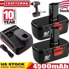 2PACK For Craftsman 19.2 Volt 11375 Battery C3 Diehard 130279005 11376 / Charger. Fixed Price $49.00.