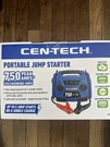 Cen-tech 750 Amp Portable Jump Starter Model 57209. Fixed Price $30.00.