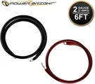 2AWG6 Powerbright High Amperage Copper Set Of Battery Cables. Fixed Price $19.99.