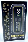 Lifmocer Black GS300 Jump Starter With Led Display Brand New Open Box. Fixed Price $15.75.