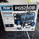 Pulsar PG5250 5250W Portable Gas Generator 4250W Run Power. Fixed Price $420.00.