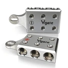 Vgate 6X1/0 Awg Gauge Post Battery Terminals, (M6 Or 1/4 -20), Silver. Fixed Price $64.02.
