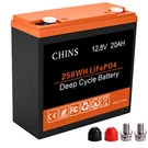 Chins LIFEPO4 Battery 12V 20AH 50AH 100AH Lithium For Rv Off-grid. Fixed Price $69.99.