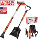 Car Emergency Snow Removal Kit Ice Scraper Frost Brush Shovel Broom Portable Suv. Fixed Price $54.99.