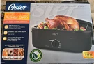 Oster Roaster Oven W/ Self-basting Lid Qt Black (CKSTRS18-BSB-W) Turkey Cook!. Fixed Price $85.00.