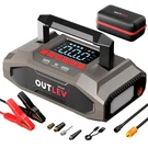 Outlev Jump Starter With Air Compressor (6000A 160PSI) All-in-one Red. Fixed Price $277.35.