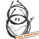 Burly Brand B30-1290 Black Vinyl Handlebar Cable Brake Line Kit. Fixed Price $468.95.