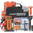 Jump Starter With Air Compressor, Vcanenergy Roadside Emergency Car Kit Black. Fixed Price $189.05.