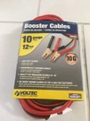 Voltec Jumper Cables 10 Gauge 12 Ft.. Fixed Price $10.99.