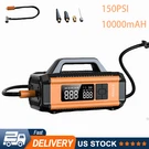 10000MAH Portable Car Battery Booster 12VJUMP Starter With Air Compressor 150PSI. Fixed Price $74.09.