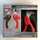 Rally Lighted Booster/jumper Cables With Clamps 16FT 6-GAUGE 7338. Fixed Price $22.00.