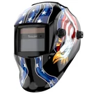 Pre-owned Tooliom Solar Auto Darkening Welding Helmet Blue Eagle Shade 4/913 Tig. Fixed Price $29.99.