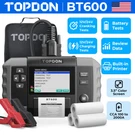 2026 Topdon BT600 12V 24V Digital Battery Tester Printer Cranking Charging. Fixed Price $139.99.
