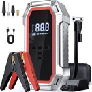 Portable Car Starter With Air Compressor 5000A Peak Battery Jumper Charger. Fixed Price $40.00.