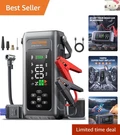 4500A Car Battery Jump Starter & 150PSI Air Compressor - Ultimate Emergency Kit. Fixed Price $199.99.
