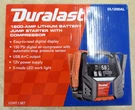 New! Duralast DL-1200AL Lithium Jump Starter Portable Power & Compressor. Fixed Price $78.84.