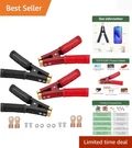 Portable 4PCS Battery Jumper Clamps - Superior Conductivity & Safety Insulation. Fixed Price $29.99.