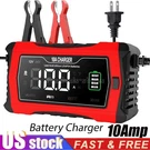 10AMP 12V/24V Car Smart Battery Charger For LIFEPO4 Lithium Lead-acid Maintainer. Fixed Price $23.99.