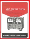 Owner's Instruction Manual For Sun Electric Co. Volt-ampere Tester VAT-28 VAT28. Fixed Price $25.00.