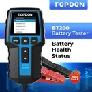 2026 Topdon BT200 Car Battery Tester 12V Load Charging System Analyzer. Fixed Price $69.99.