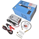 Black/orange Compressor For Pcp Airsoft Guns, Mini Dive Bottles 12V Dc. Fixed Price $134.59.
