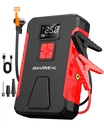 Sharmeal Jump Starter Air Compressor, 5000A+WITH. Fixed Price $61.49.