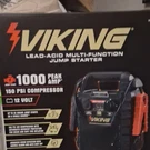 Viking Lead-acid Multi Function Jump Starter With Air Compressor. Fixed Price $100.00.
