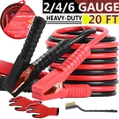 Heavy Duty Battery Booster Cable Car Emergency Jumper 4 Gauge 20 Ft Starter. Fixed Price $41.39.