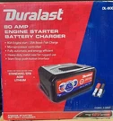 New Duralast Amp 12 Volt Battery Charger DL-80D Open Box. Fixed Price $95.99.